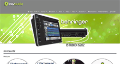 Desktop Screenshot of inovaudio.mx