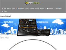 Tablet Screenshot of inovaudio.mx